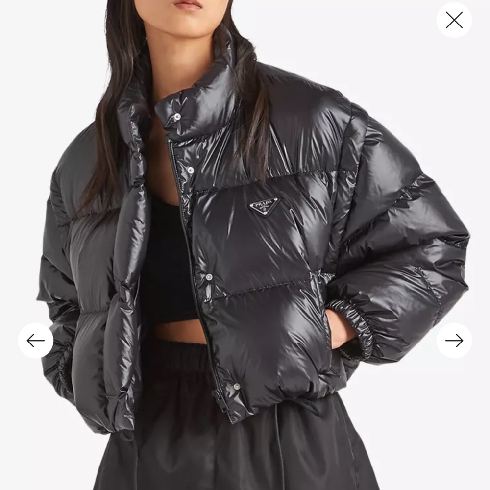 Prada re-nylon convertible cropped jacket